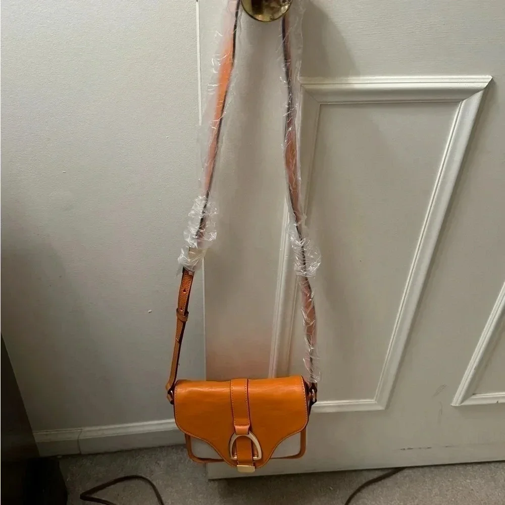 GILI Orange and Linen crossover bag. Brand new - Picture 2 of 8